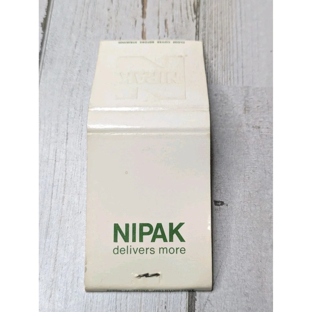 Vintage Matchbook‎ Cover Nipak Fertilizer Products